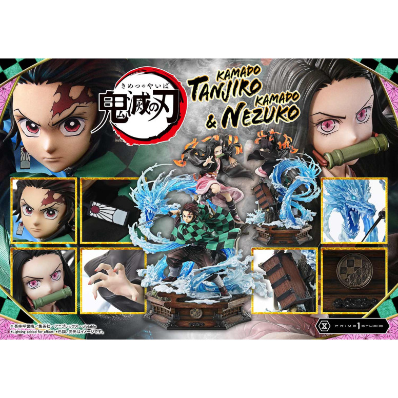Prime 1 Studio - KAMADO TANJIRO & KAMADO NEZUKO - Guardianes de la Noche (Kimetsu no Yaiba) Concept Masterline Series 1/6
