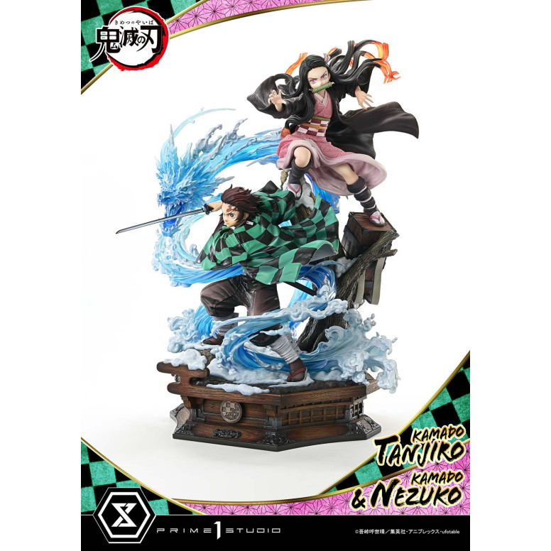Prime 1 Studio - KAMADO TANJIRO & KAMADO NEZUKO - Guardianes de la Noche (Kimetsu no Yaiba) Concept Masterline Series 1/6