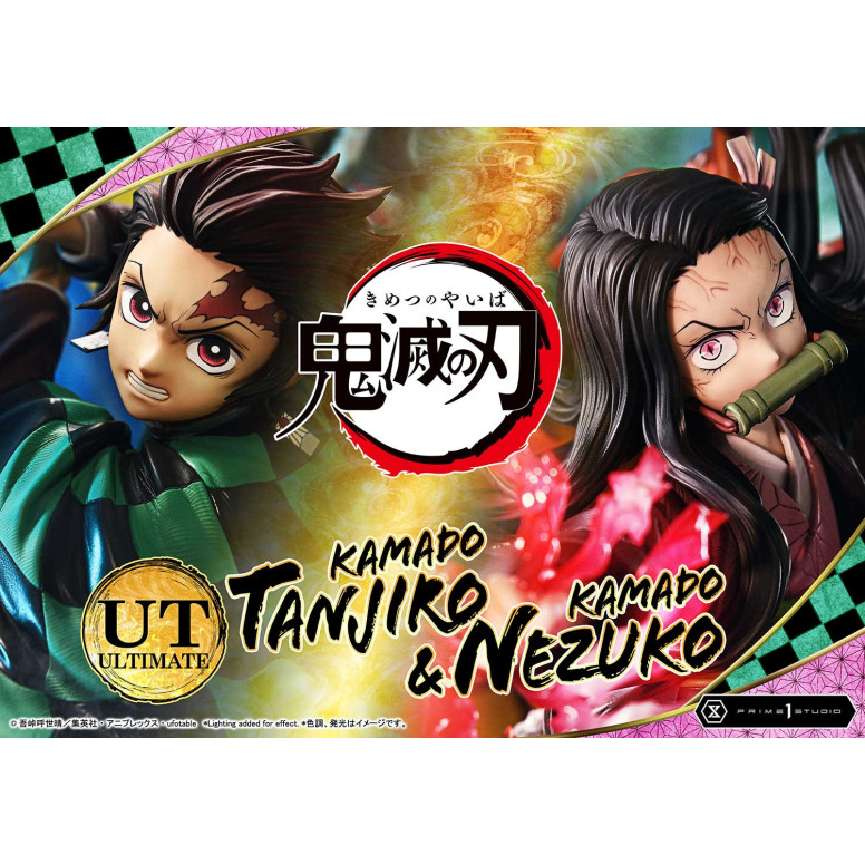 Prime 1 Studio - KAMADO TANJIRO & KAMADO NEZUKO Ultimate Bonus Version - Guardianes de la Noche (Kimetsu no Yaiba) Concept Maste