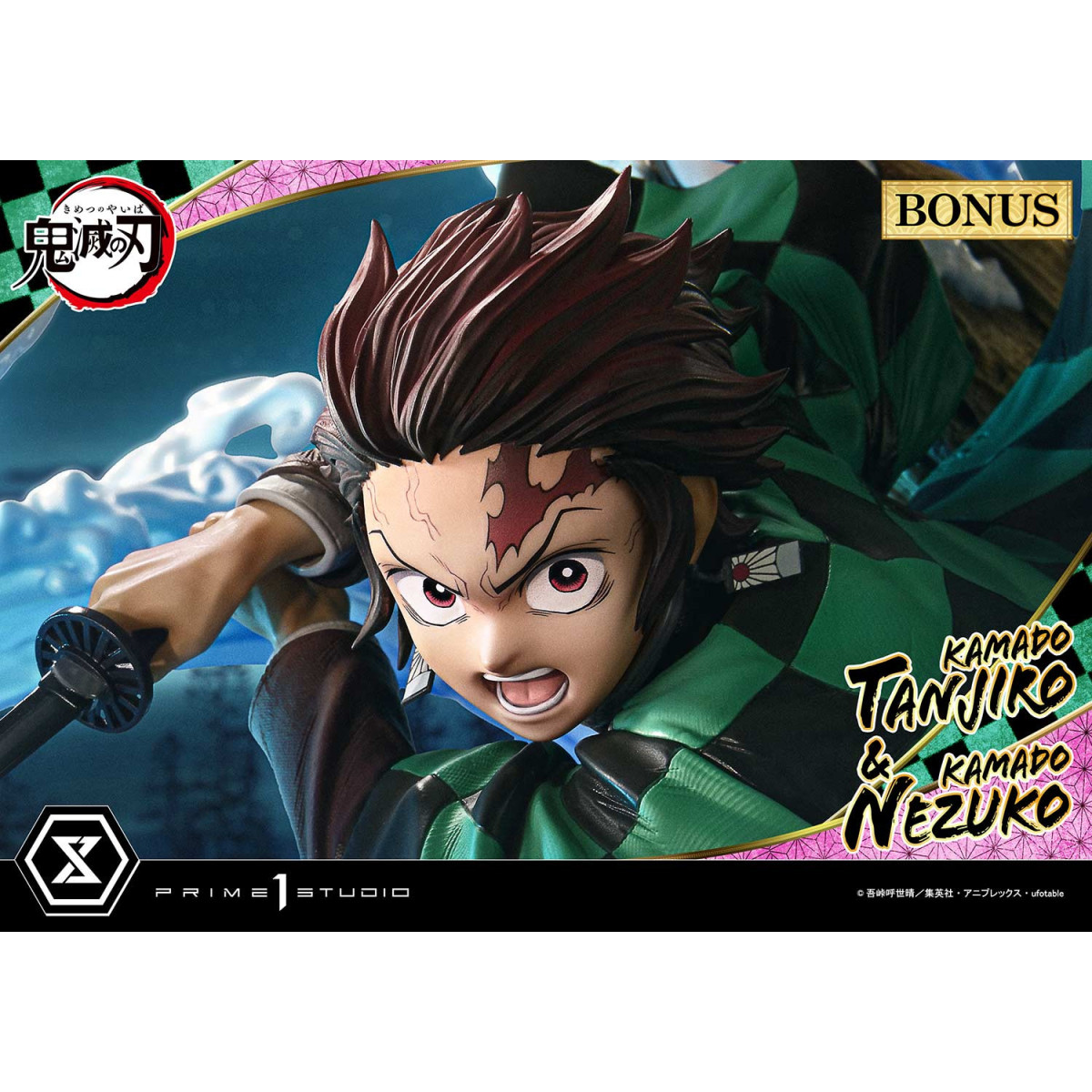 Prime 1 Studio - KAMADO TANJIRO & KAMADO NEZUKO Ultimate Bonus Version - Guardianes de la Noche (Kimetsu no Yaiba) Concept Maste