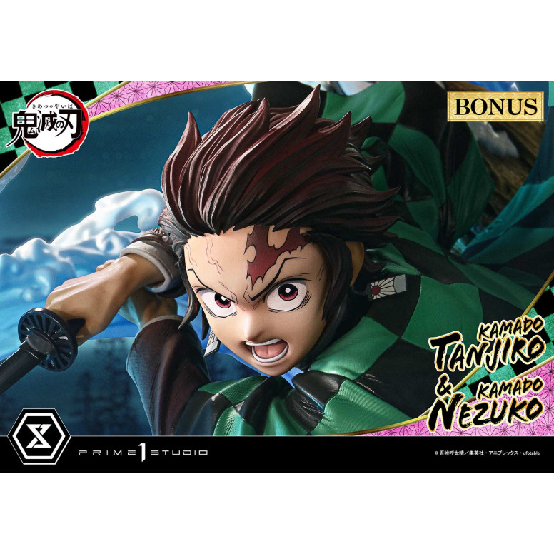 Prime 1 Studio - KAMADO TANJIRO & KAMADO NEZUKO Ultimate Bonus Version - Guardianes de la Noche (Kimetsu no Yaiba) Concept Maste