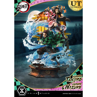 Prime 1 Studio - KAMADO TANJIRO & KAMADO NEZUKO Ultimate Bonus Version - Guardianes de la Noche (Kimetsu no Yaiba) Concept Maste