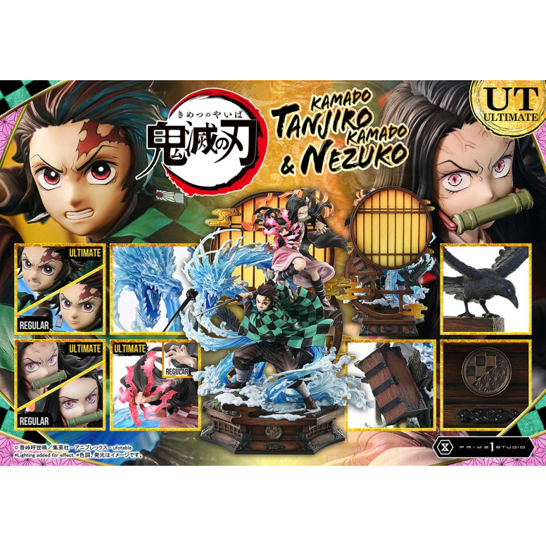 Prime 1 Studio - KAMADO TANJIRO & KAMADO NEZUKO Ultimate Bonus Version - Guardianes de la Noche (Kimetsu no Yaiba) Concept Maste