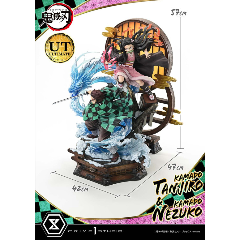 Prime 1 Studio - KAMADO TANJIRO & KAMADO NEZUKO Ultimate Bonus Version - Guardianes de la Noche (Kimetsu no Yaiba) Concept Maste