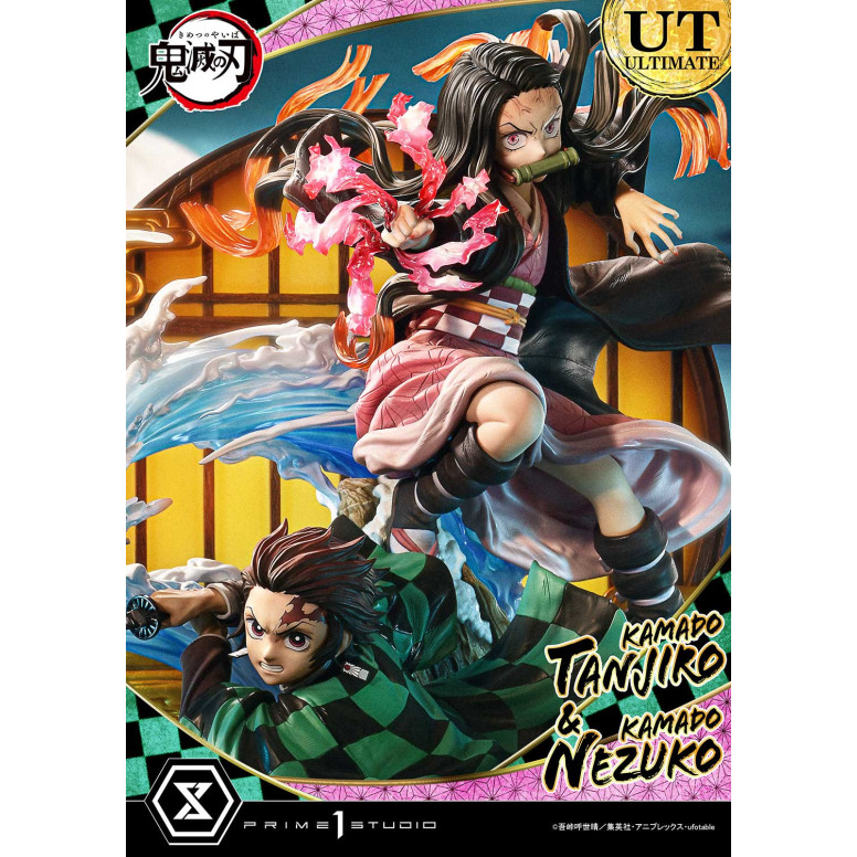 Prime 1 Studio - KAMADO TANJIRO & KAMADO NEZUKO Ultimate Bonus Version - Guardianes de la Noche (Kimetsu no Yaiba) Concept Maste