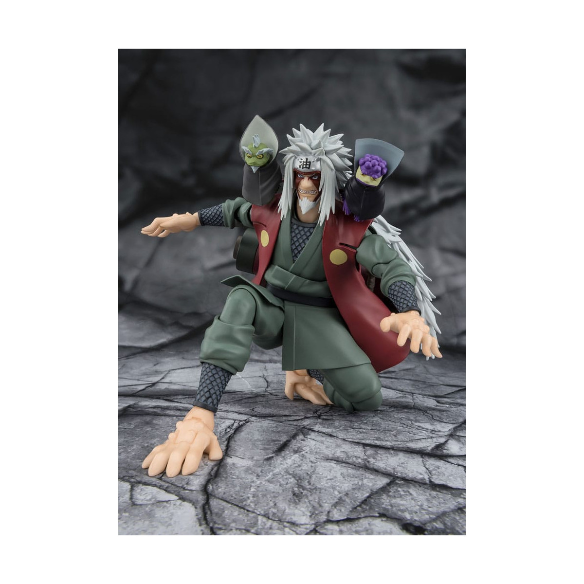 Bandai Tamashii - Jiraiya Hoja Oculta Maestro Sabio Heroico (Set Modo Sabio) - SH Figuarts SHF
