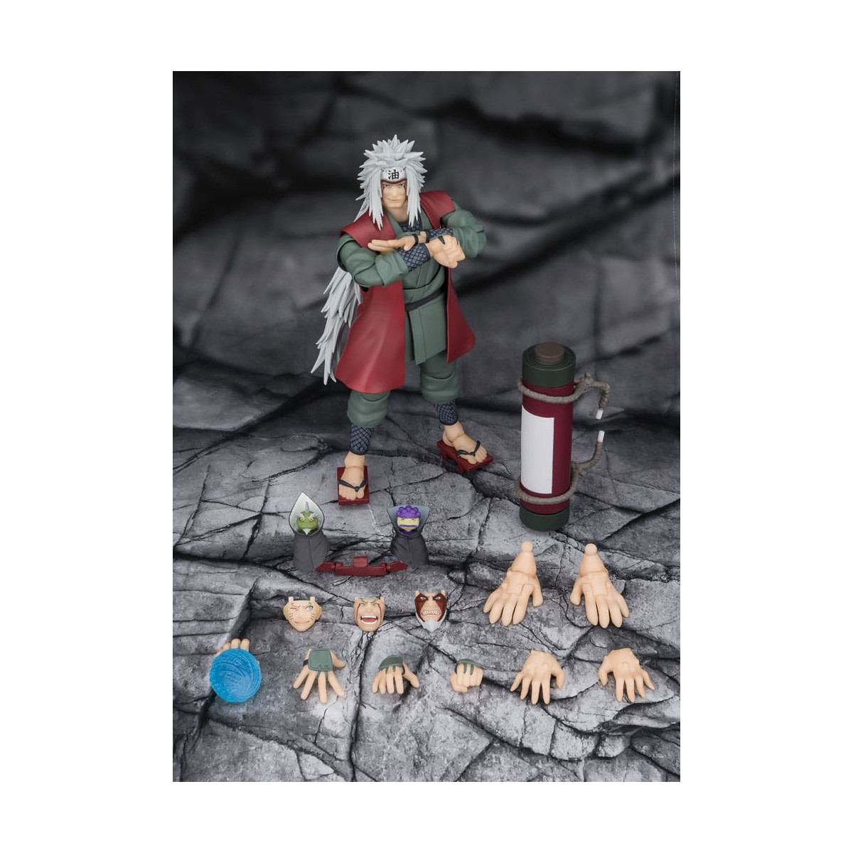 Bandai Tamashii - Jiraiya Hoja Oculta Maestro Sabio Heroico (Set Modo Sabio) - SH Figuarts SHF
