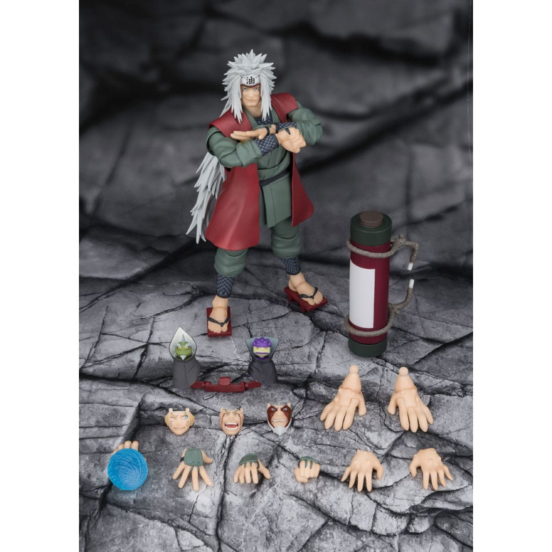 Bandai Tamashii - Jiraiya Hoja Oculta Maestro Sabio Heroico (Set Modo Sabio) - SH Figuarts SHF