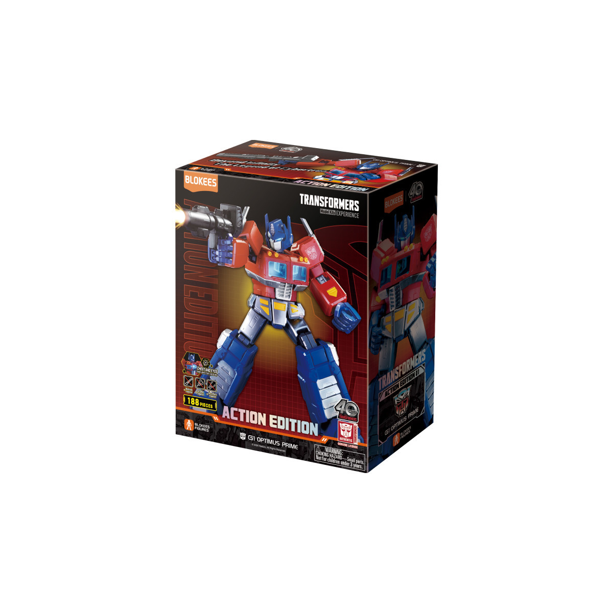 Blokees Transformers - Edición Acción 01 Optimus Prime Light Up