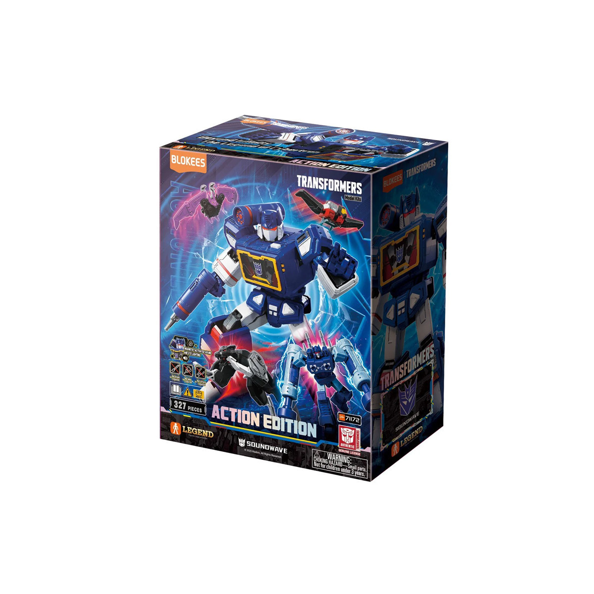 Blokees Transformers - Edición Acción 03 Sound Wave Light Up