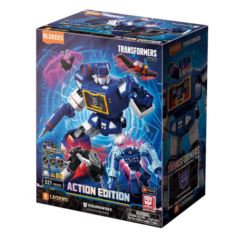 Blokees Transformers - Edición Acción 03 Sound Wave Light Up