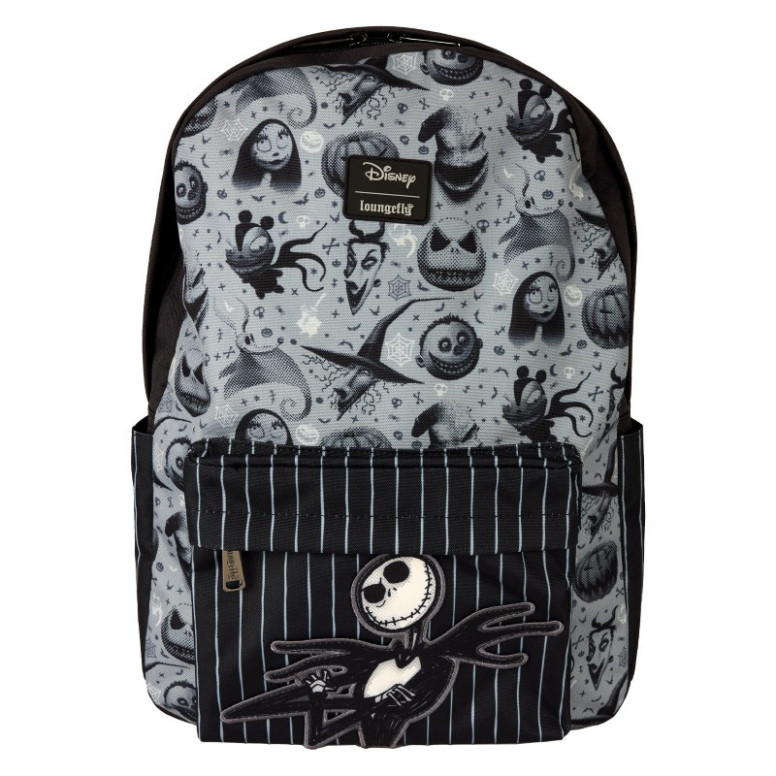 La extraña Navidad del Sr. Jack - Loungefly Mochila tamaño real Pesadilla antes de Navidad