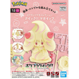 Bandai - Pokepla Quick 12 - Kit de modelismo ALCREMIE CHARMILLY Pokémon