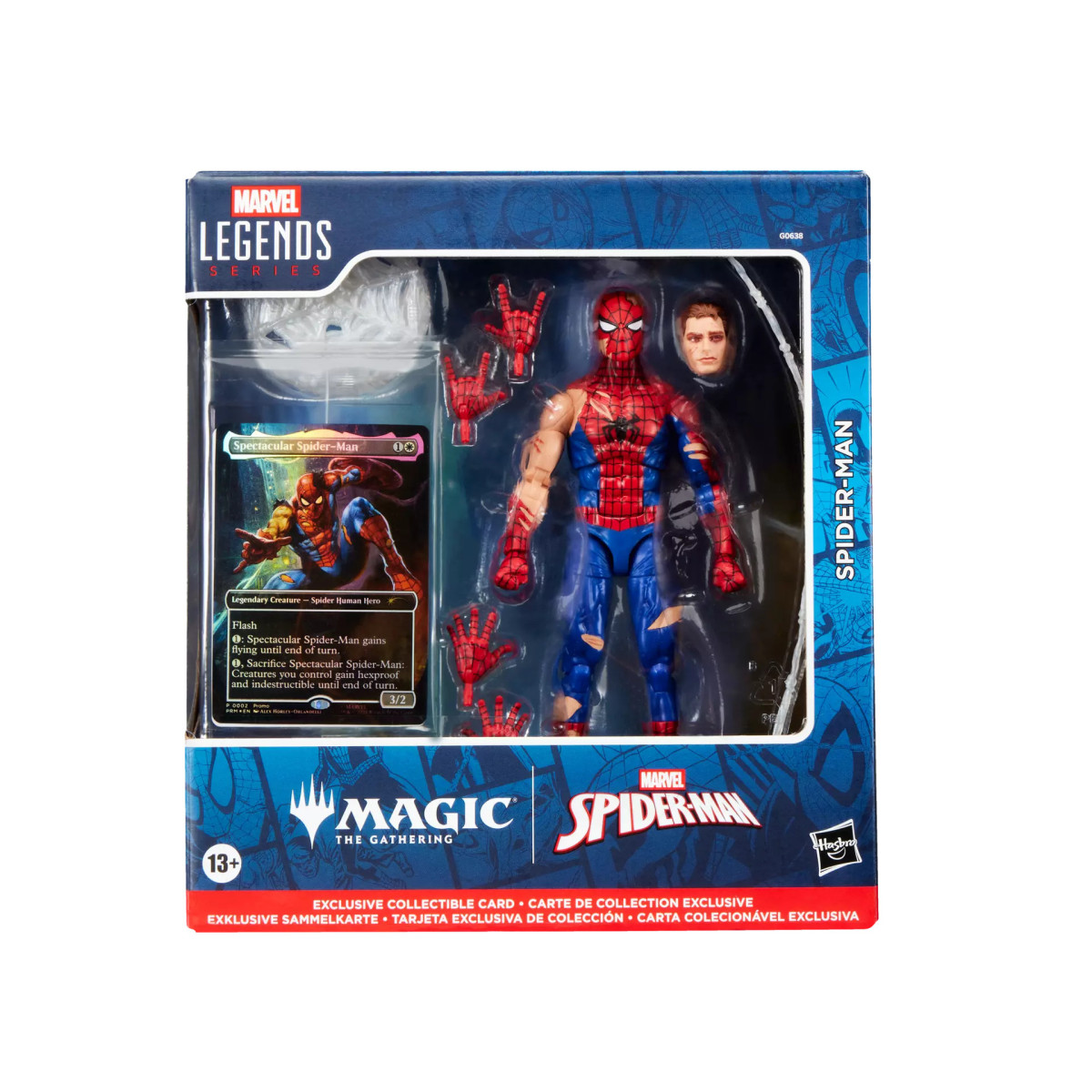 Marvel Legends - Magic: The Gathering Spiderman Dañado por la Batalla