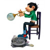 Plastoy Gaston Lagaffe - Gaston Lagaffe trompeta de pompas de jabón