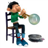 Plastoy Gaston Lagaffe - Gaston Lagaffe trompeta de pompas de jabón