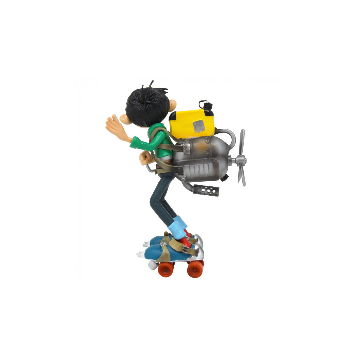 Plastoy Gaston Lagaffe - Gaston Lagaffe motor en patines