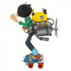 Plastoy Gaston Lagaffe - Gaston Lagaffe motor en patines