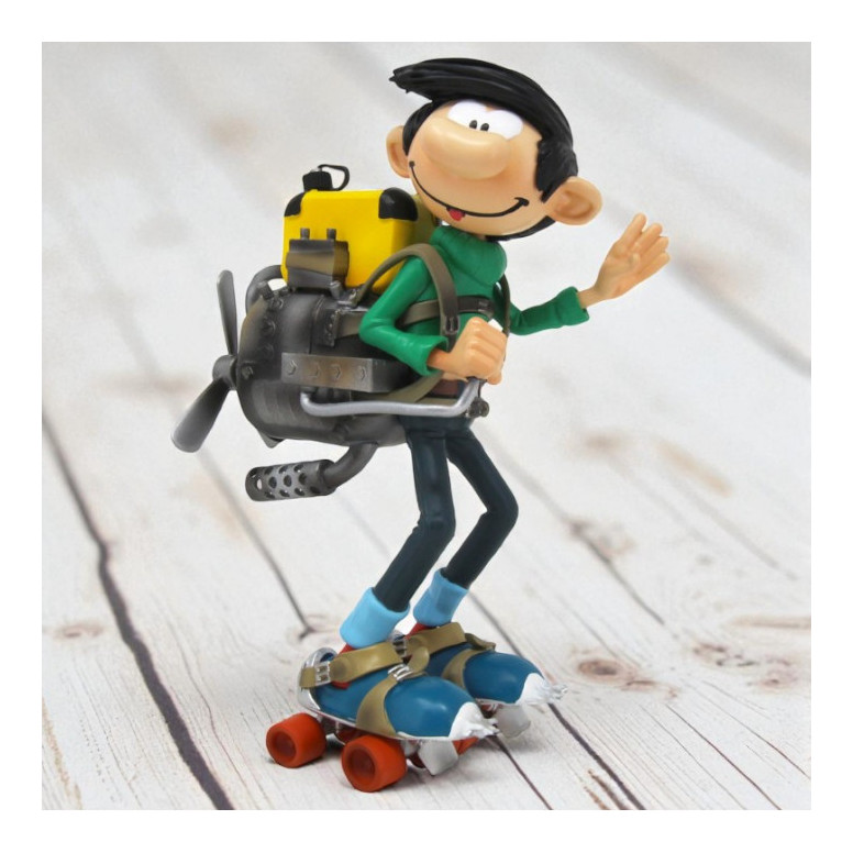 Plastoy Gaston Lagaffe - Gaston Lagaffe motor en patines