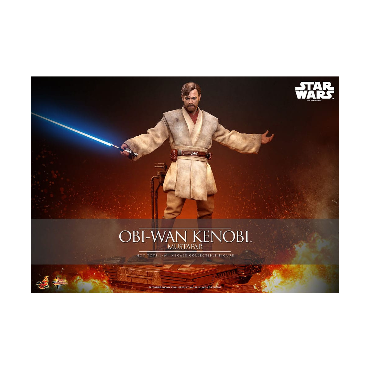 Hot toys Star Wars: Obi-Wan Kenobi (Mustafar) 1/6 - Episodio III: La venganza de los Sith