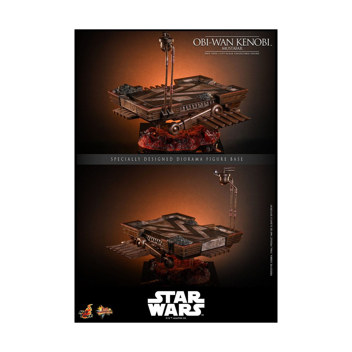 Hot toys Star Wars: Obi-Wan Kenobi (Mustafar) 1/6 - Episodio III: La venganza de los Sith