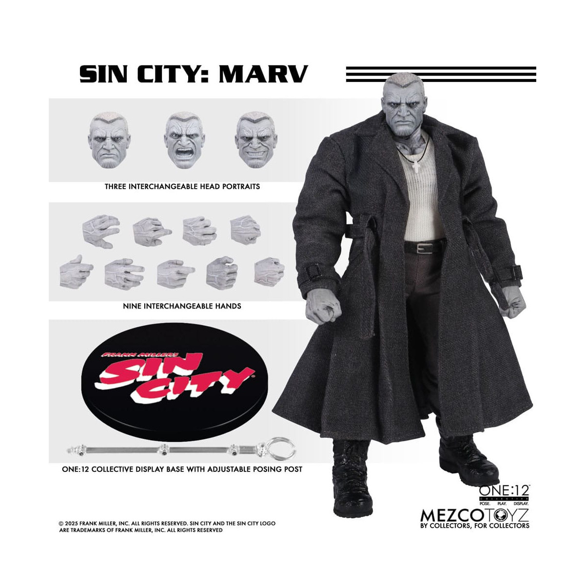Mezco One 12 - Marv - Sin City