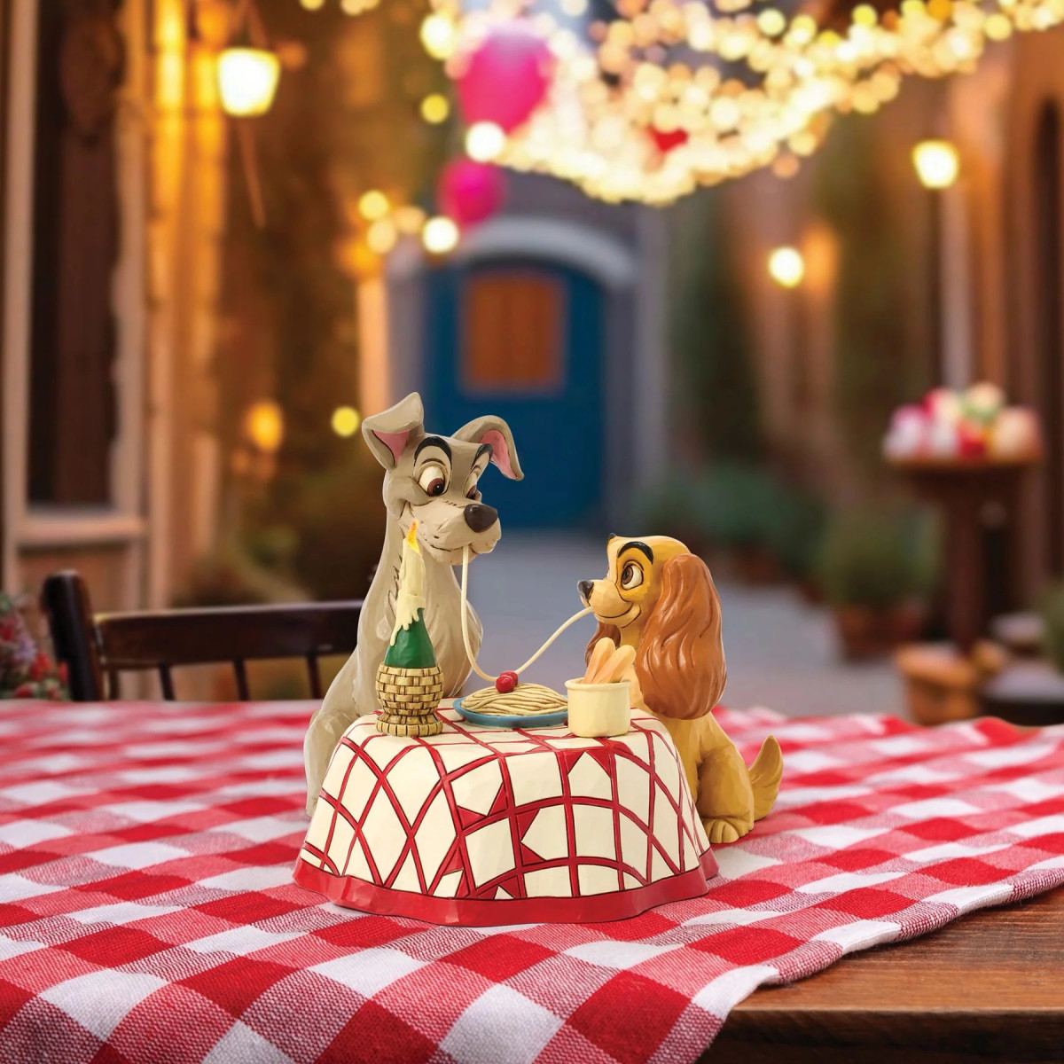 Disney Tradition By Jim Shore - La dama y el vagabundo - Spaghetti - La dama y el vagabundo