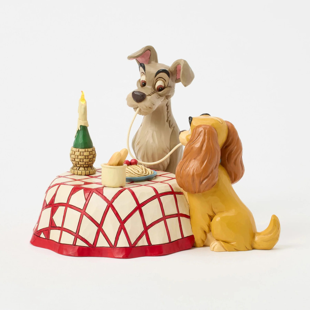 Disney Tradition By Jim Shore - La dama y el vagabundo - Spaghetti - La dama y el vagabundo