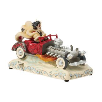 Enesco - les 101 dálmatas - Coche musical Cruella d'Enfer - Disney Tradición de Jim Shore
