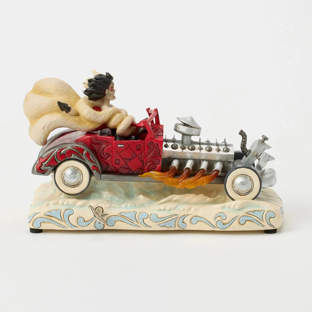 Enesco - les 101 dálmatas - Coche musical Cruella d'Enfer - Disney Tradición de Jim Shore