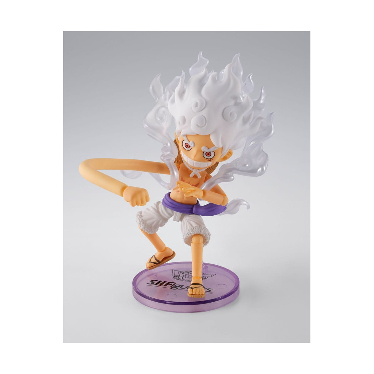 Tamashii Bandai One Piece - Monkey.D.Luffy Gear 5 - Figura de colección mundial × S.H.Figuarts