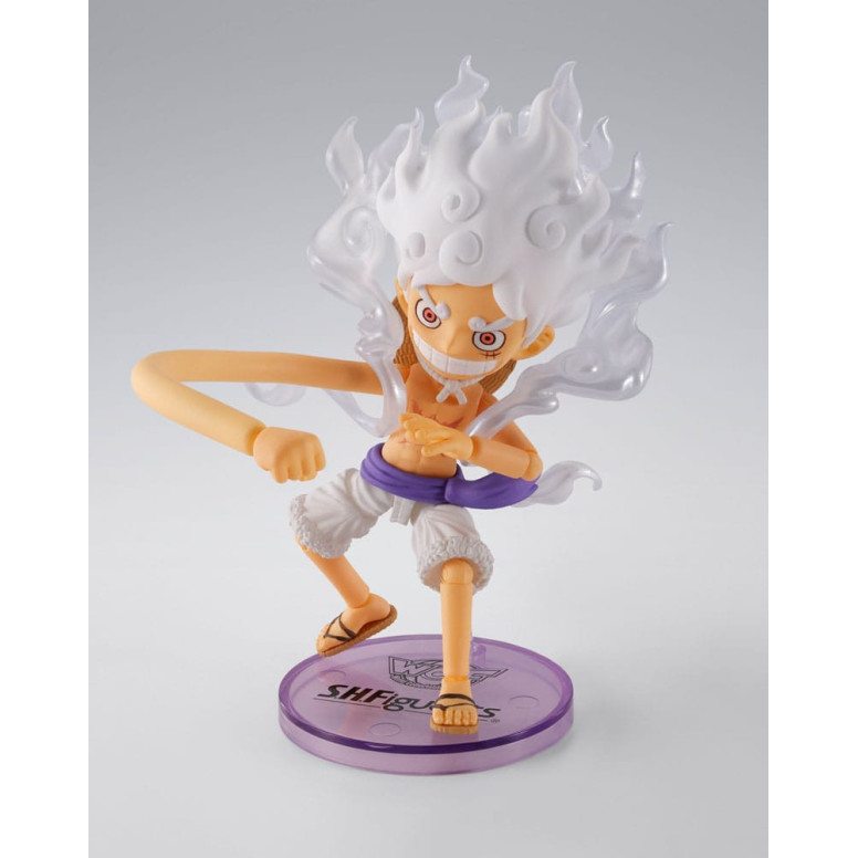 Tamashii Bandai One Piece - Monkey.D.Luffy Gear 5 - Figura de colección mundial × S.H.Figuarts