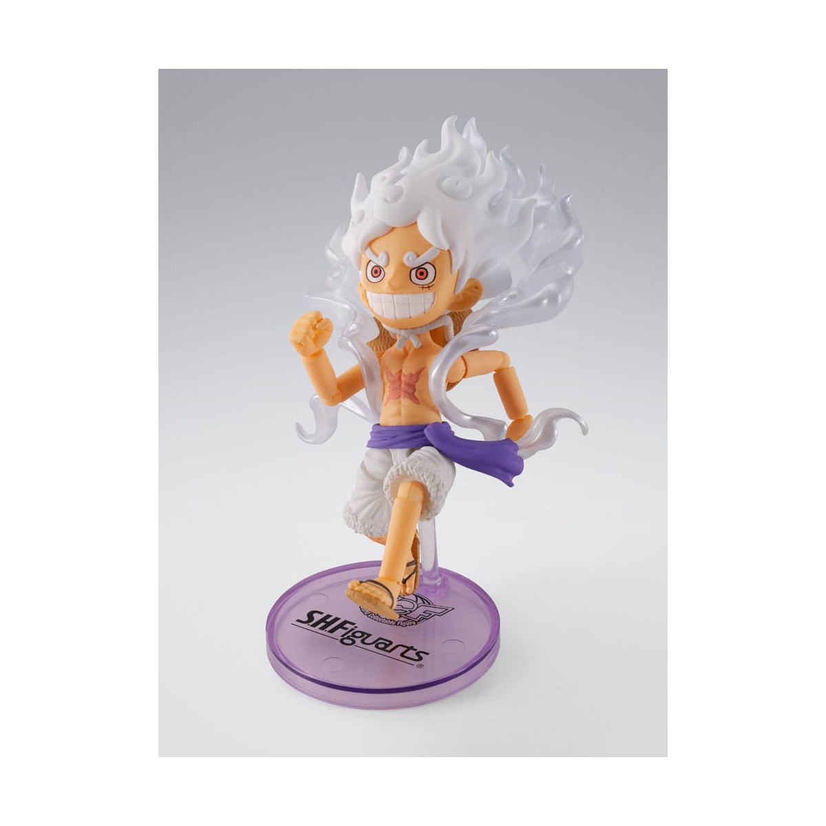 Tamashii Bandai One Piece - Monkey.D.Luffy Gear 5 - Figura de colección mundial × S.H.Figuarts