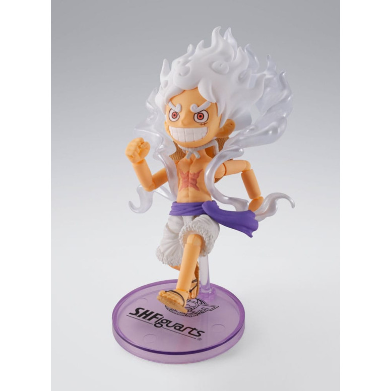 Tamashii Bandai One Piece - Monkey.D.Luffy Gear 5 - Figura de colección mundial × S.H.Figuarts