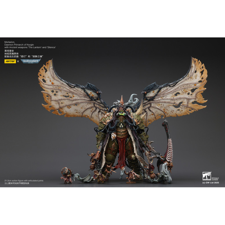 Joytoy - Warhammer - World Eaters - Angron Daemon Primarca de Khorne 1/18 - Warhammer 40000 Figurilla