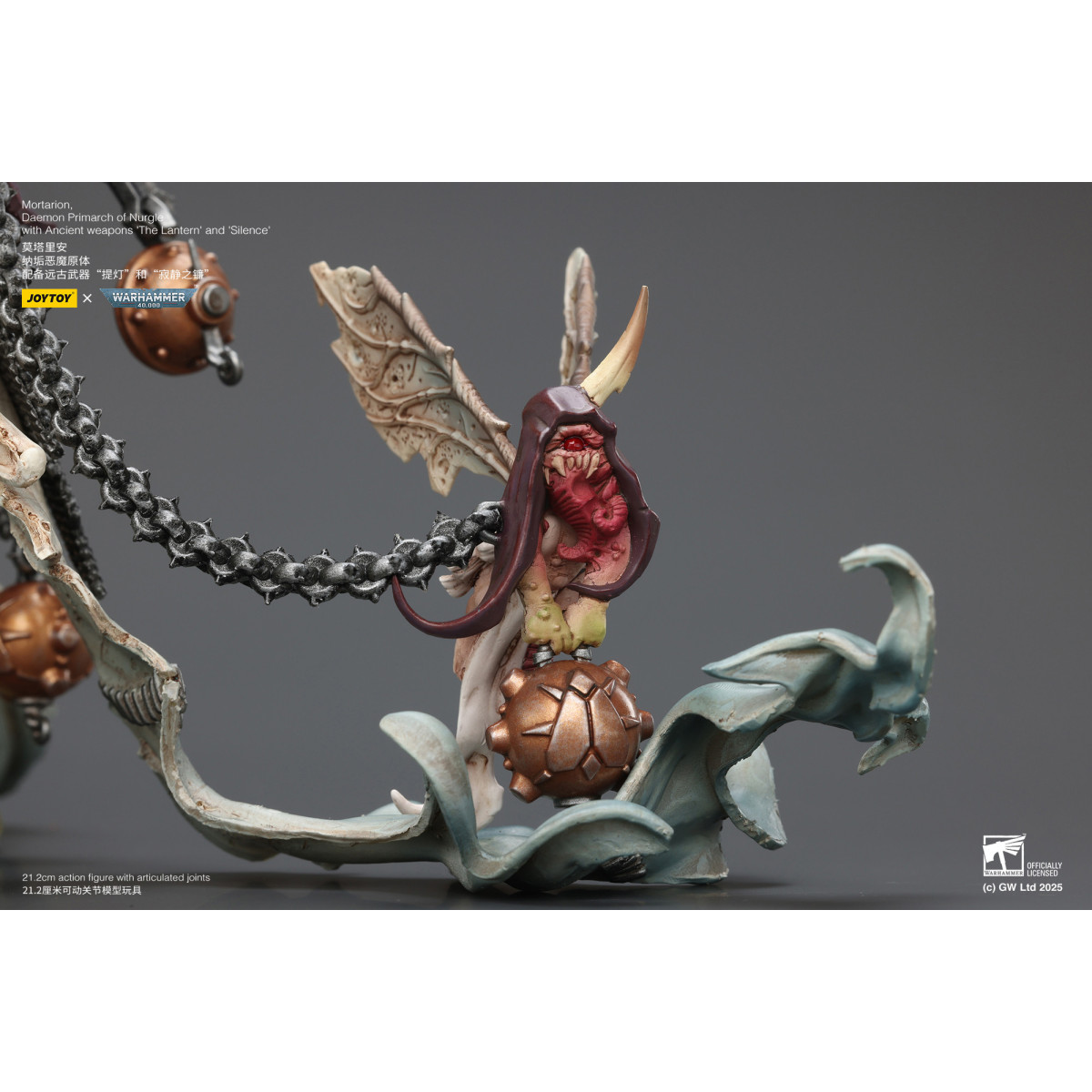 Joytoy - Warhammer - World Eaters - Angron Daemon Primarca de Khorne 1/18 - Warhammer 40000 Figurilla