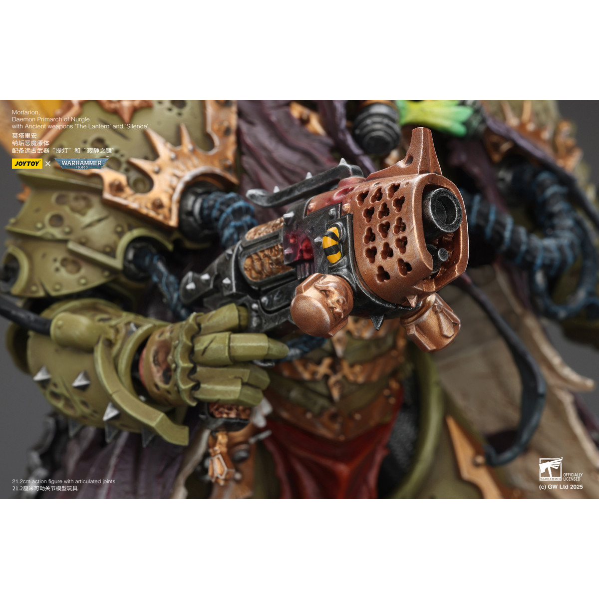 Joytoy - Warhammer - World Eaters - Angron Daemon Primarca de Khorne 1/18 - Warhammer 40000 Figurilla