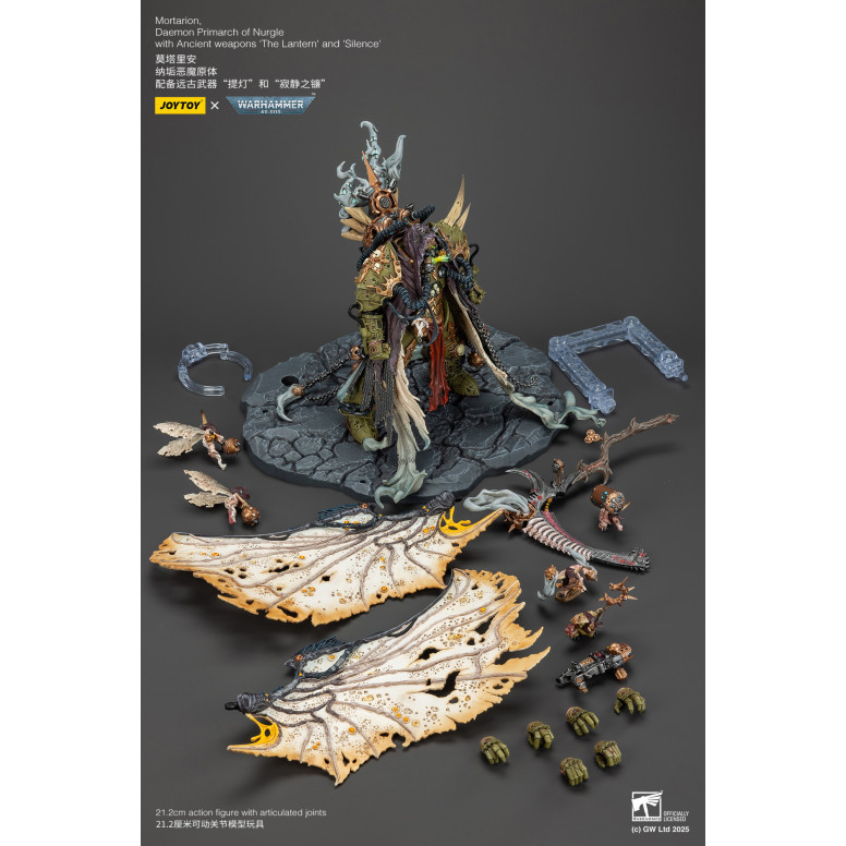 Joytoy - Warhammer - World Eaters - Angron Daemon Primarca de Khorne 1/18 - Warhammer 40000 Figurilla