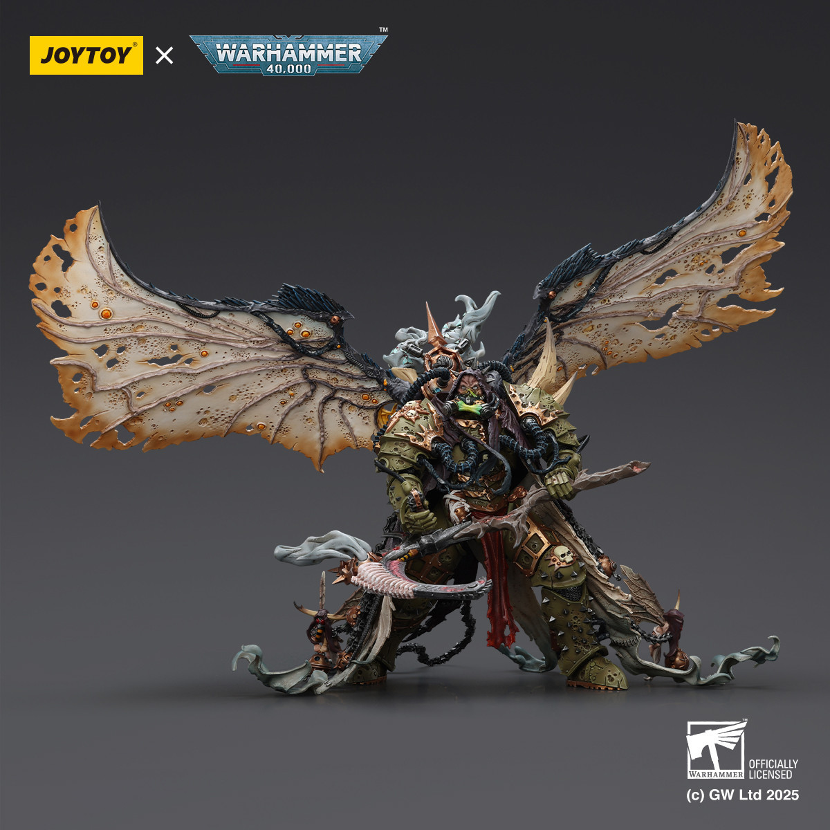 Joytoy - Warhammer - World Eaters - Angron Daemon Primarca de Khorne 1/18 - Warhammer 40000 Figurilla