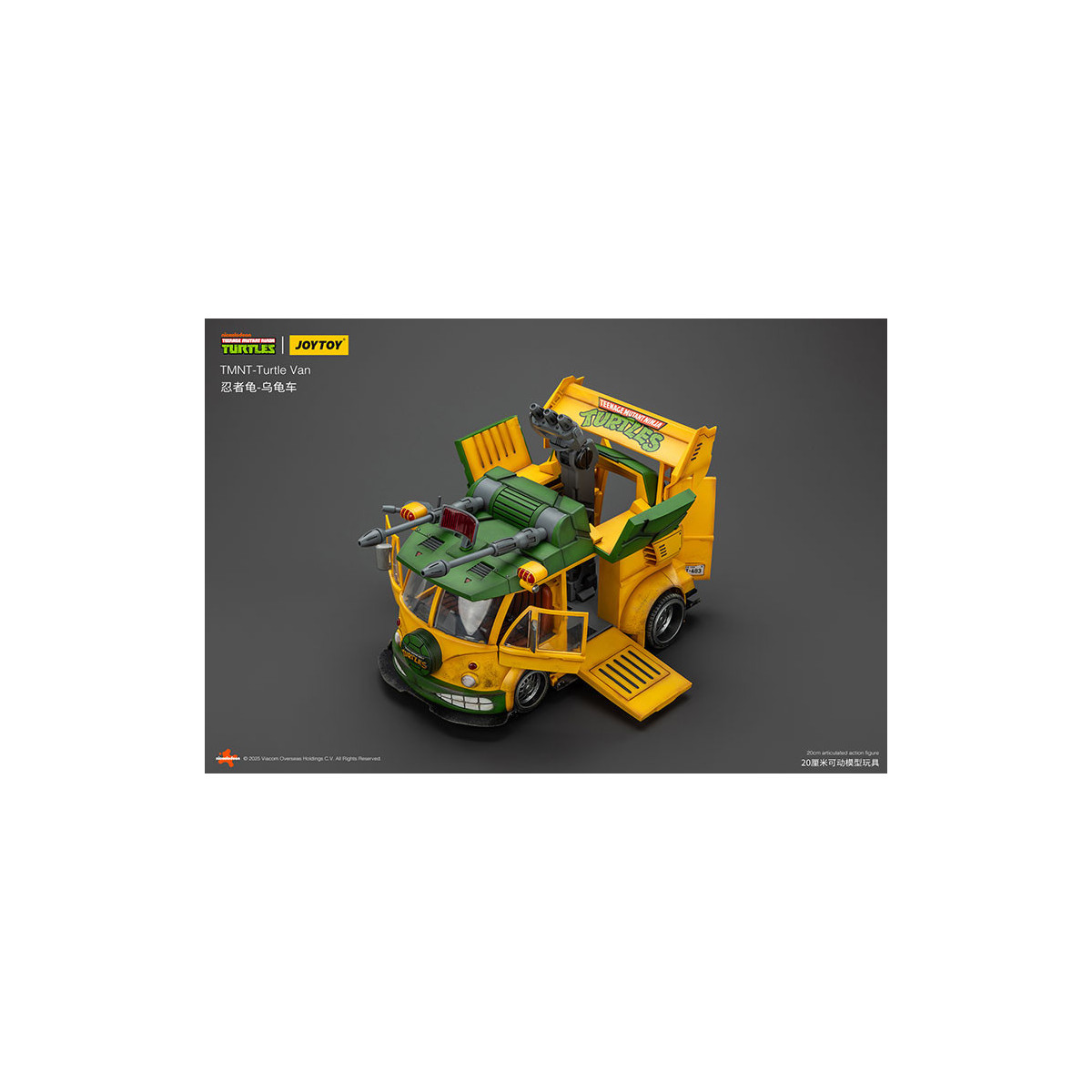 JoyToy TMNT - Furgoneta Tortuga - Teenage Mutant Ninja Turtles 1/18