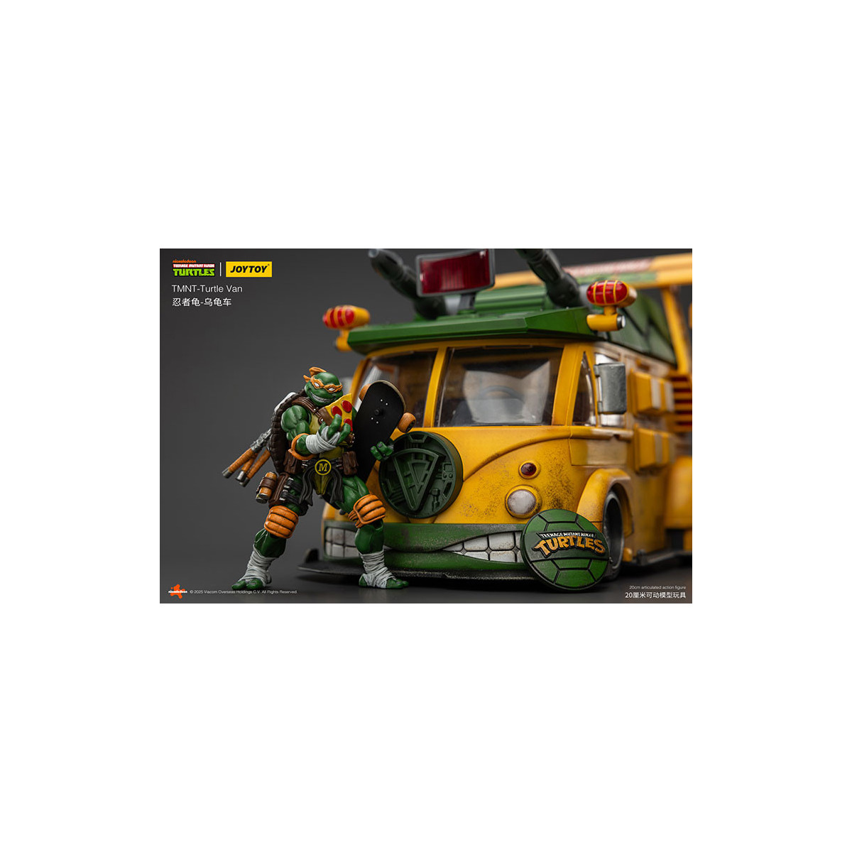 JoyToy TMNT - Furgoneta Tortuga - Teenage Mutant Ninja Turtles 1/18