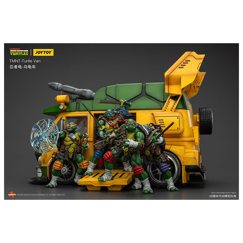 JoyToy TMNT - Furgoneta Tortuga - Teenage Mutant Ninja Turtles 1/18
