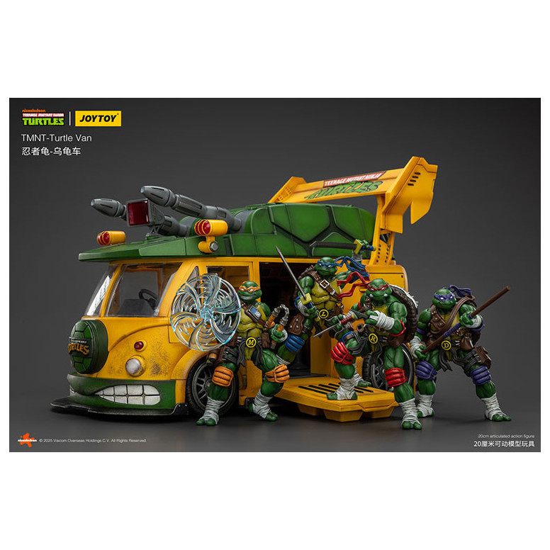 JoyToy TMNT - Furgoneta Tortuga - Teenage Mutant Ninja Turtles 1/18