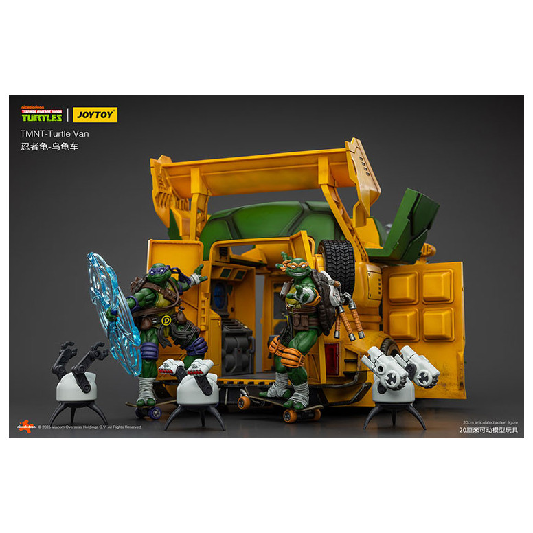 JoyToy TMNT - Furgoneta Tortuga - Teenage Mutant Ninja Turtles 1/18