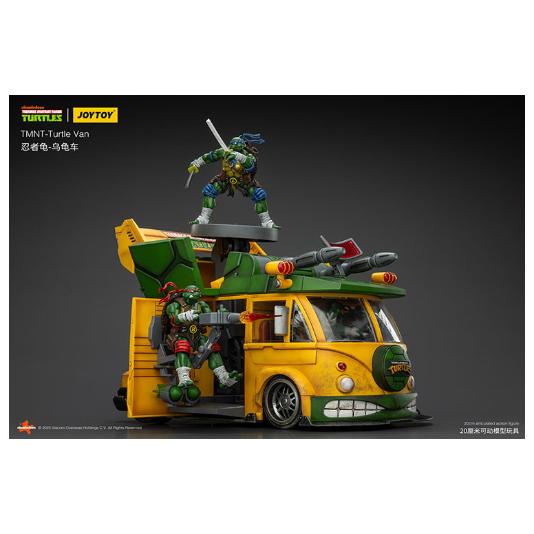 JoyToy TMNT - Furgoneta Tortuga - Teenage Mutant Ninja Turtles 1/18