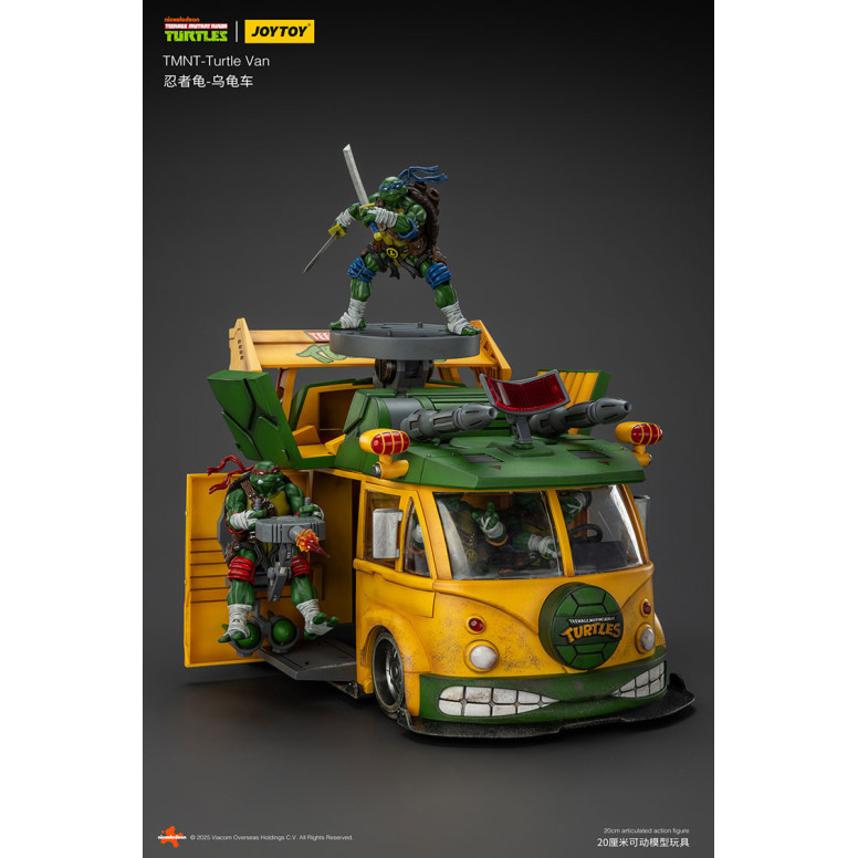 JoyToy TMNT - Furgoneta Tortuga - Teenage Mutant Ninja Turtles 1/18