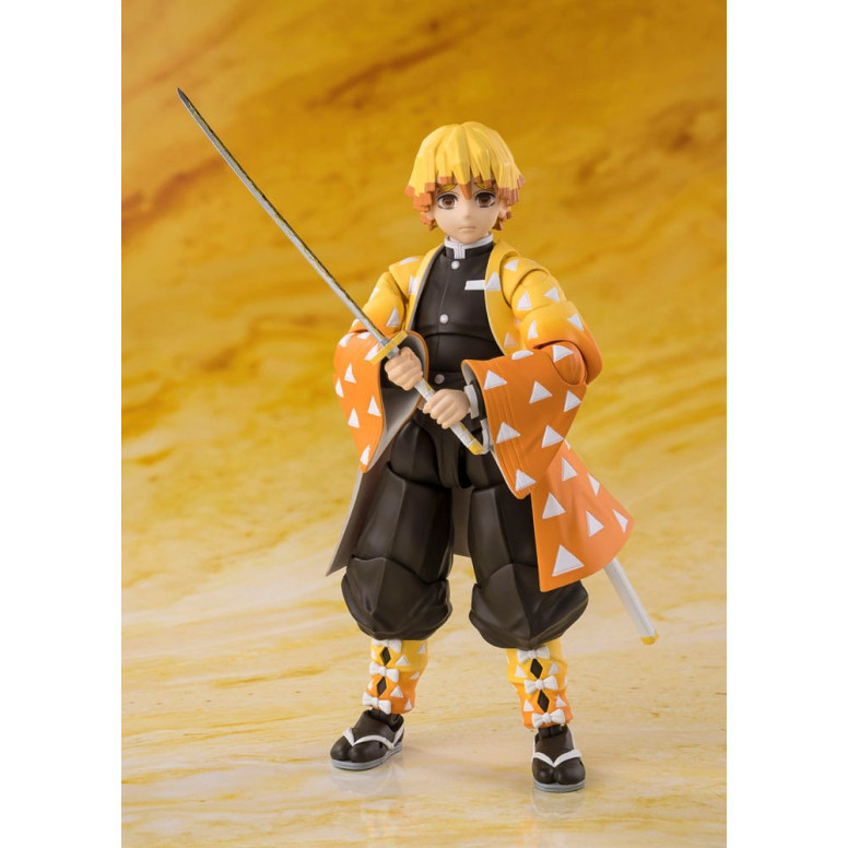 Tamashii Bandai - Zenitsu Agatsuma - Guardianes de la Noche (Kimetsu no Yaiba) SH Figuarts SHF