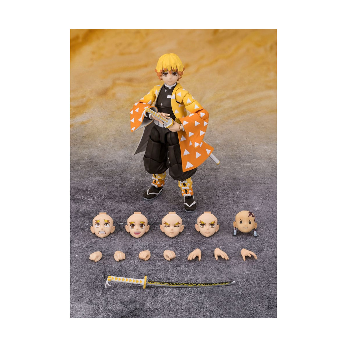 Tamashii Bandai - Zenitsu Agatsuma - Guardianes de la Noche (Kimetsu no Yaiba) SH Figuarts SHF