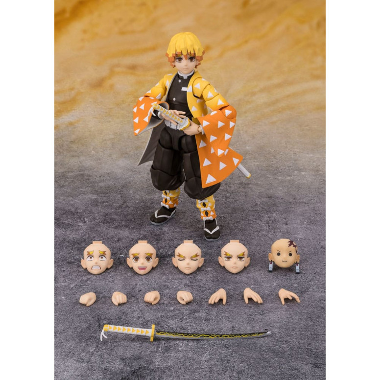 Tamashii Bandai - Zenitsu Agatsuma - Guardianes de la Noche (Kimetsu no Yaiba) SH Figuarts SHF