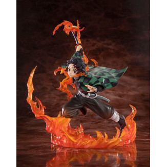 Tamashii - Guardianes de la Noche (Kimetsu no Yaiba) - Tanjiro Kamado (Kyojuro Rengoku's Sword Guard Ver.) - Figuarts Zero